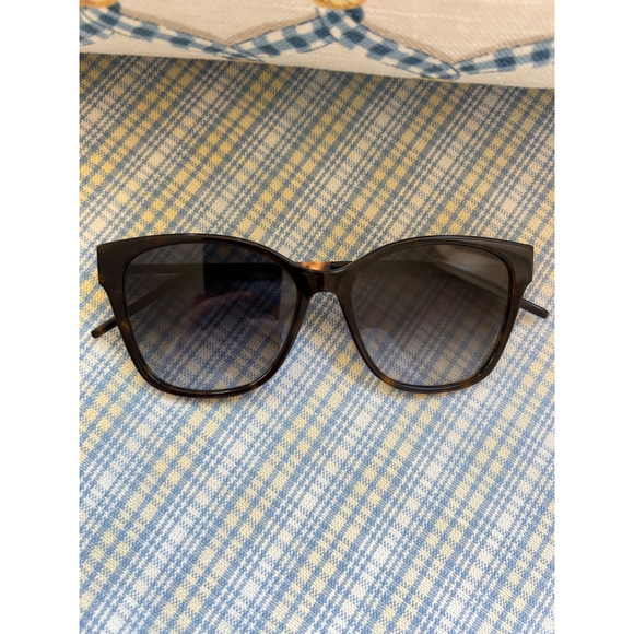 Saint Laurent Accessories - New Saint Laurent Brown Tortoiseshell Sunglasses